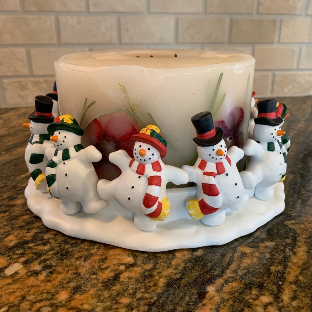 Partylite Christmas 3 with candle holder - Picture 3 of 6